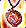 Card gold black level9 small fire pendant.png